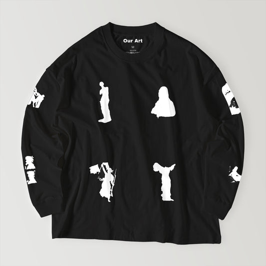 louvre (Black long sleeve t-shirt)