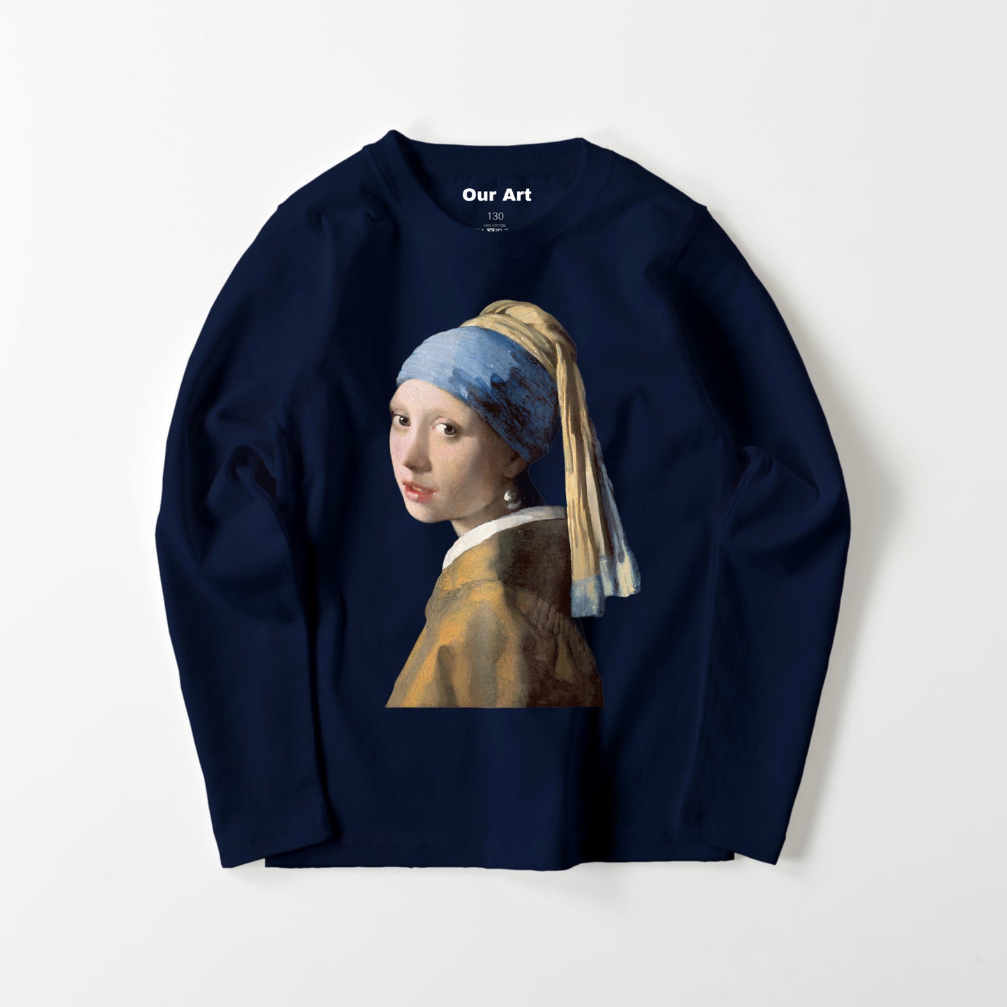 Girl with a Pearl Earring - kid's Long Sleeve T-Shirt