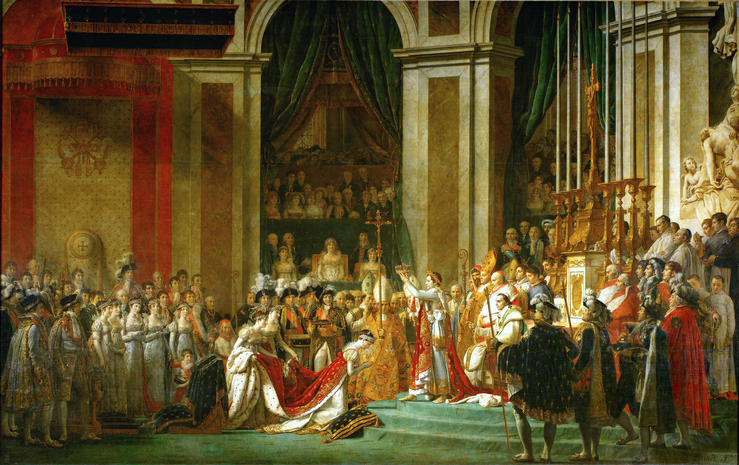 Coronation of Napoleon (White t-shirt)