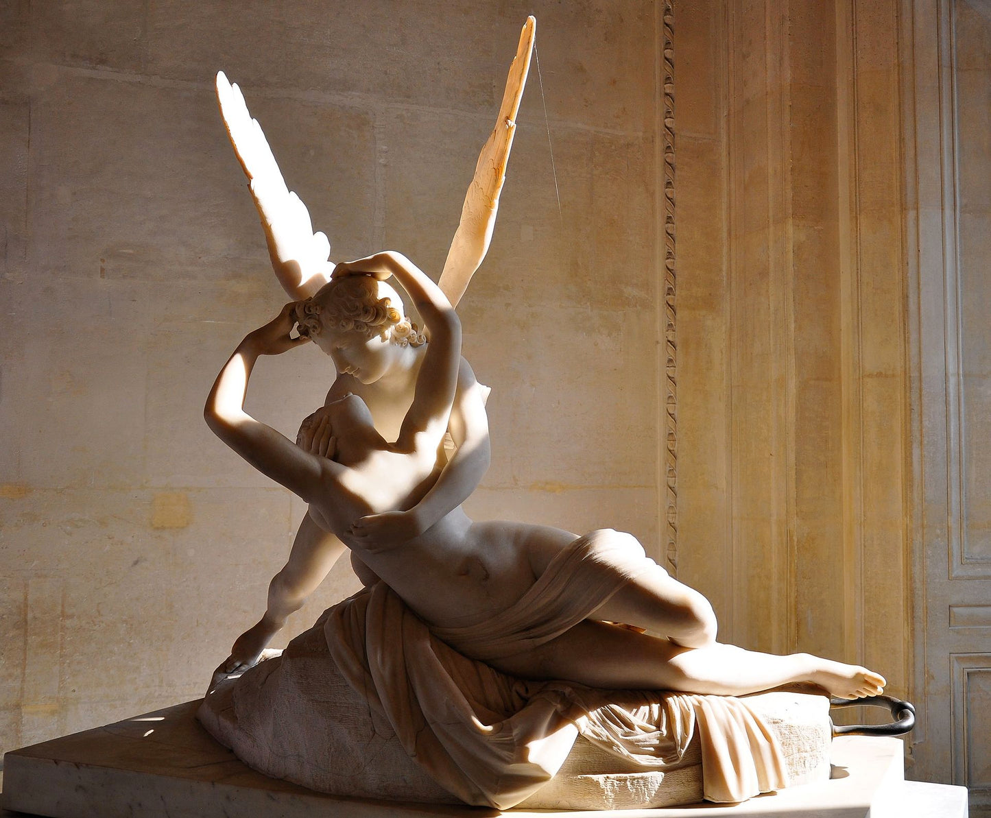 Psyche Revived by Cupid's Kiss (Black t-shirt)