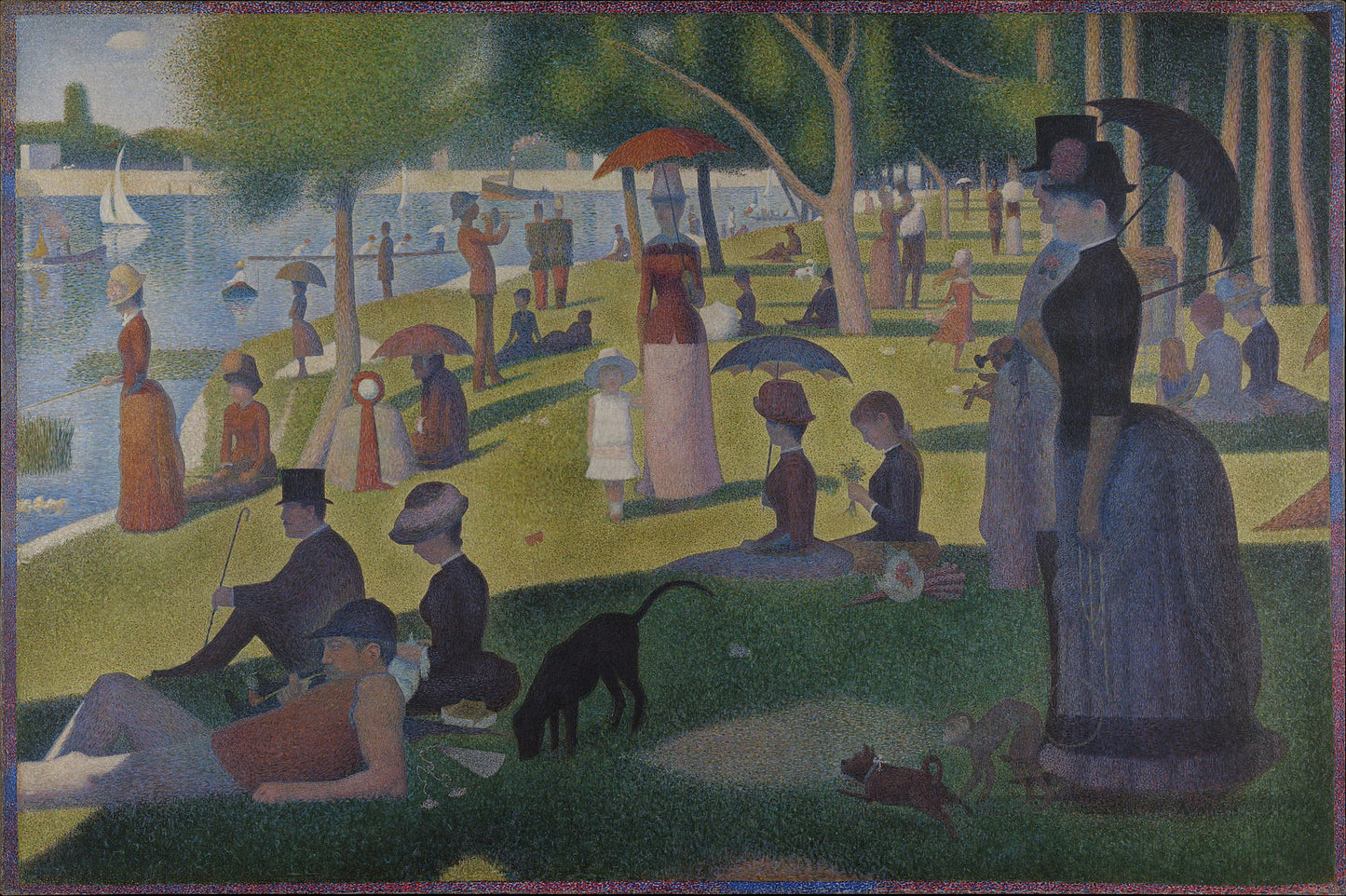 A Sunday Afternoon on the Island of La Grande Jatte (White t-shirt)