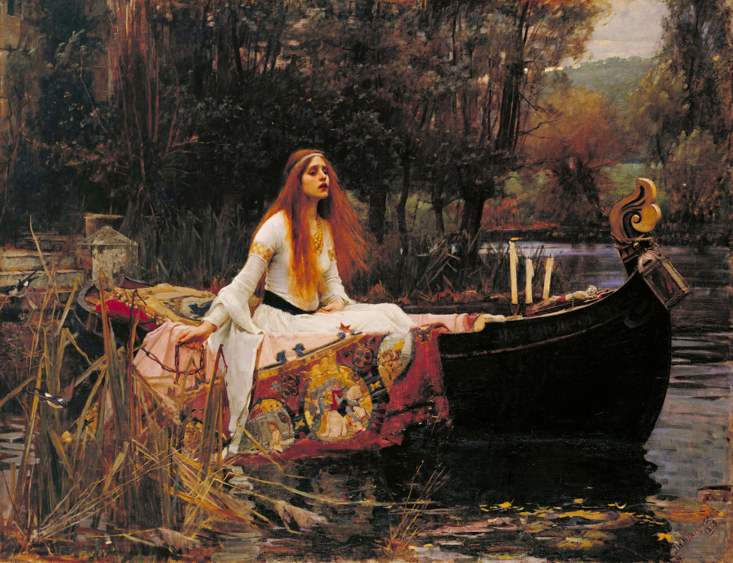 Lady of Shalott (Black t-shirt)